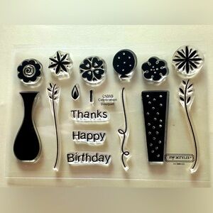 My Acrylix stamp C1313 Celebration Bouquet